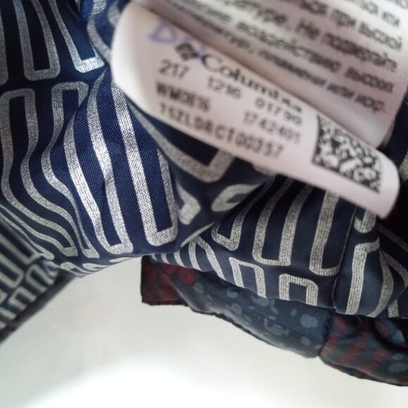 Columbia Thermal Coil Puffer Jacket Womens Large Puffer High Neck Full Zip - Picture 13 of 14